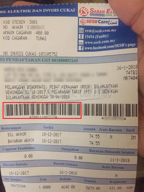 sesb online check bill|SEBeService.